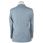 Emilio Romanelli Blue Wool Men's Blazer